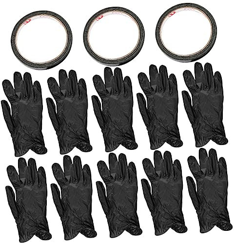 FOMIYES Uv Protection Nail Striping Tape Gel Nail Art Gloves Uv Gloves Fixing Tapes