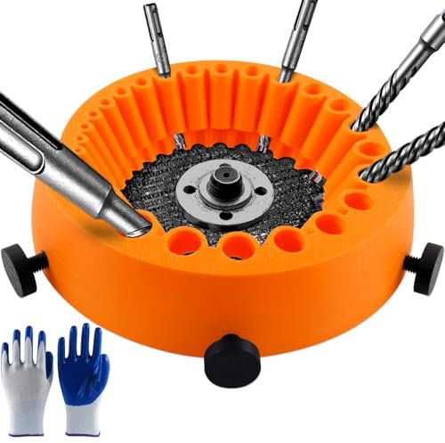 Affilatrice Punte Trapano Con Guanti Drill Bit Sharpener Accessorio per Rettifica punte da trapano Punte Da Trapano Da 2 A 13 Mm Per Rettifica Smerigliatrice Da 125 Mm
