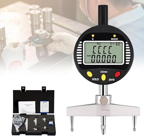 Digital Radius Gauge with Changeable Jaws for Precision Measurement in Metalworking and Woodworking