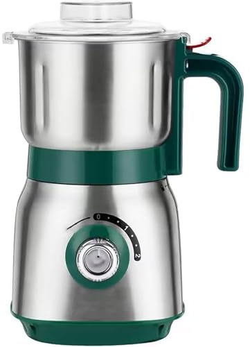 Moulin à épices et à café électrique, moulin à grains haute performance de 500 W avec une capacité de 600 ml et un patin en caoutchouc silencieux, pour épices, herbes, grains et café secs