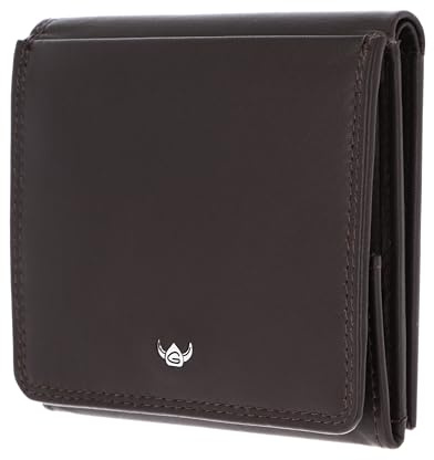 Golden Head Cuero Monedero Caja vienesa Polo RFID Protect Wiener Schachtel 1183 Dunkelbraun marrón Oscuro