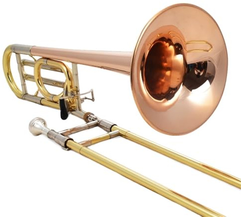 Sets De Trombón Para Principiantes Trombón Tenor De Grado Rendimiento Bronce Fosforado Con Instrumento Banda Profesional Llave Plana B