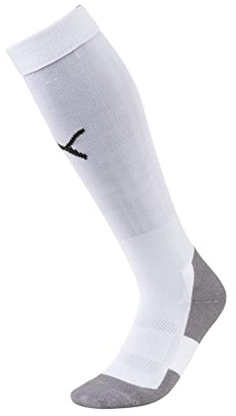 Puma Liga Socks Core, Calcetines para Hombre, Blanco (White/Black), 35-38 (Talla del fabricante: 2)