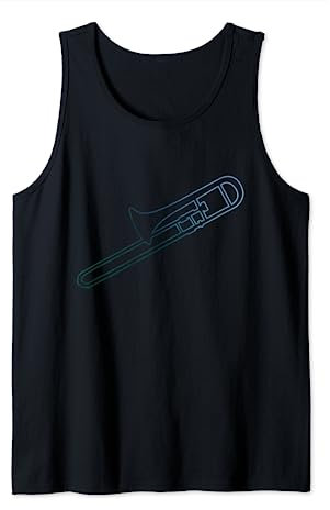 Jazz Posaune Damen Herren Posaune Blechbläser Tank Top