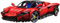 AKOGD Sportwagen Bausteine Bausatz für SP3, 2438 Teile Rennwagen Bausteine Modell, DIY Auto Klemmbausteine Baukonstruktions Set für Kinder Erwachsene