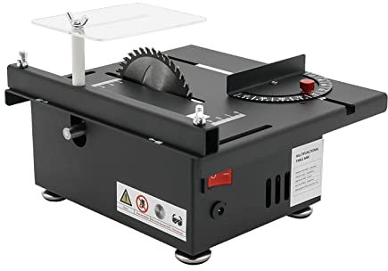 biniliubi Mini Sega Da Tavolo Professionale Sega Circolare Su Tavolo Portatile Lame Velocità Design Regolabile Fai Da Te Preciso Artigianato Falegnameria Fatto a Mano Legno Lama Sega Inclinabile