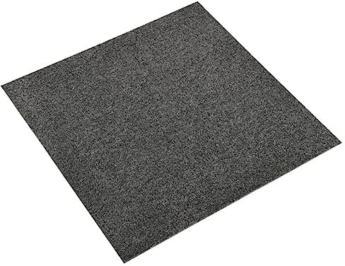 Willood Teppichfliesen 20 Stk. Selbstliegend Bodenbelag Teppichboden Teppich Fliese Fliesen Schutzmatten Matten Teppichplatten 5 m² 50x50 cm Anthrazit