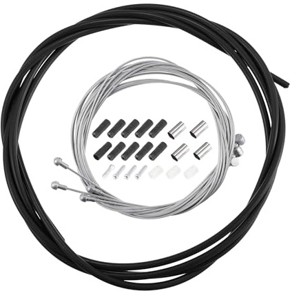 SHUOHONG Schaltzug Fahrrad, Fahrrad Schaltseil Set, Fahrrad Vorher und Nachher Schaltzug, Universal Stahl Schaltseil Fahrrad Schaltzug Schlauch für Mountainbike Rennrad Fahrrad