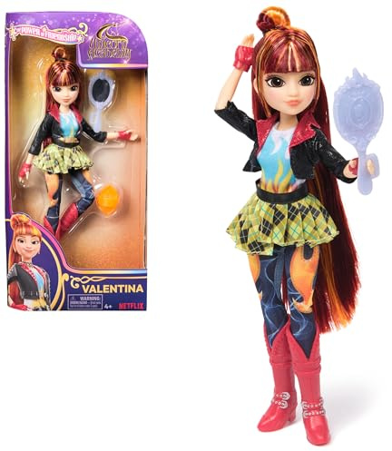 Unicorn Academy, Muñeca Valentina Power of Friendship con Espejo de Bolsillo y 5 Accesorios, 24 cm, muñecas y Unicornios para niñas a Partir de 4 años