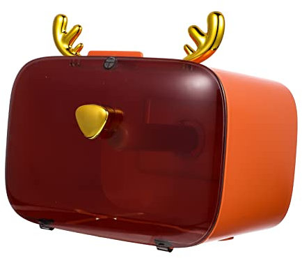PAMINGONO Selbstklebender Wandhalter Für Toilettenpapier Wasserdichtes Design Platzsparend Und Rostfrei Kreativer Tissue Holder Für Badezimmer Und Hotel Installieren Orangefarben