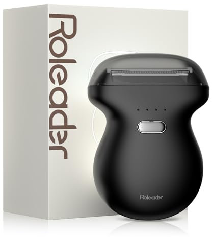 Mini Elektrischer Rasierer Damen,Tragbarer Elektrorasierer für Unterwegs, Rasierer für Frauen IPX6 Wasserdicht,Lady Shaver,Lange Akkulaufzeit,Damenrasierer für Beine/Arme/Bikini (Schwarz)