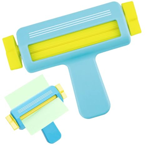 Papper Crimper papper Quilling verktyg Quilling papper Crimper verktyg kartongark wellpappmaskin wellpappmaskin papper pressare med rak kant för gör-det-själv konst hantverk scrapbooking (blå)