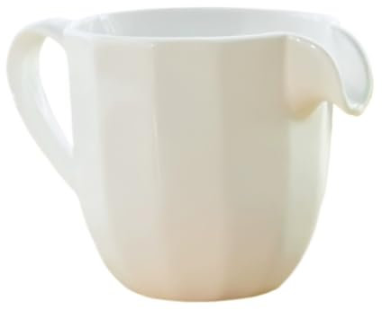 Salsera grande de cerámica, elegante jarra de leche y olla para verter salsas, salsas y leche, perfecta para asar y entretener, diseño de gran capacidad