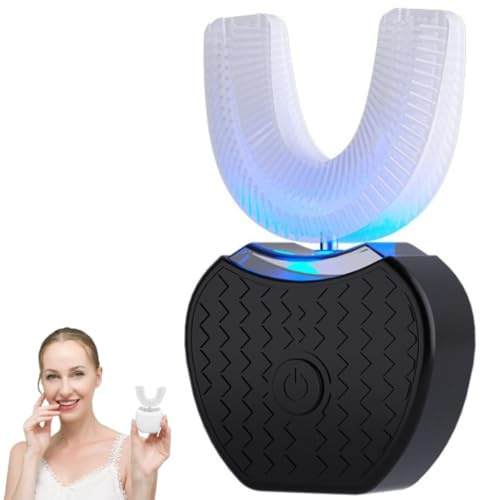 Brush - Brosse À Dents Automatique SensePro Brosse À Dents Électrique Électrique À 360° À Ultrasons Pour Adulte (Noir)