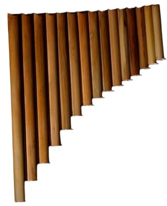 Panflöten Panflöte für Anfänger in G Tonart geeignet für Üben mit Erwachsenen(Natural)