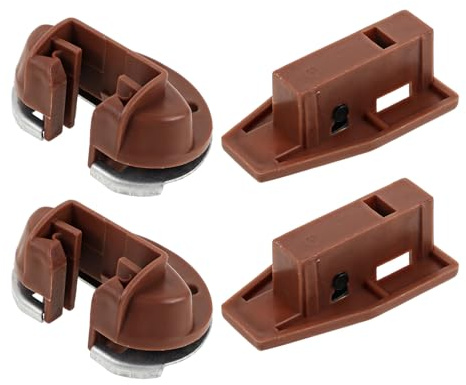 jojofuny 2 Sets Drawer Slide Stoppers Undermount and Bottom Mount Drawer Repair Kit Plastic Positioners for Cabinet Hardware Installation