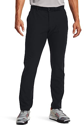 Under Armour Herren Drive Tapered Pants Hose, Schwarz (001)/Halo Grau, 36W x 32L