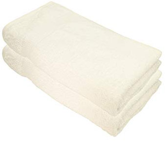 Julie Julsen Bio Saunatuch-Set 2 STK. 80x200 Weiß 100% Baumwolle Frotte 550g/m²