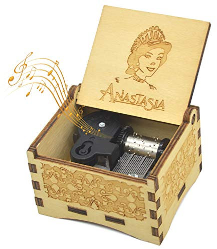 Micteney Anastasia - Carillon musicale Anastasia Once Upon a December,Once upon a dicembre, orologio in legno con carica