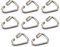 (Lot de 8) M5 triangulaires à maillons rapides en acier inoxydable 304