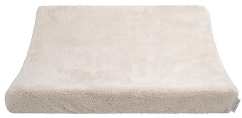 Baby's Only - Wickelauflagenbezug Cozy - für alle Standard-Wickelauflagen - Aus Teddy-Stoff - Bezug für Wickelauflage - für Jungen und Mädchen - 45x70 cm - Warm Linen