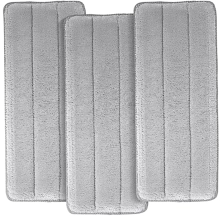 MASTERTOP 3 Stücke Mikrofaser Ersatzkopf für Wischmopp, Wiederverwendbar Wischmopp Pads for Alle Arten von Böden, Austauschbares Wischpad für ASIN B07RQR65V4,B07TZ3SVV6,B08MKQ744M,B08LGMRZS9
