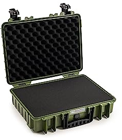 B&W International universalväska utomhus 5040 (PP.162) brons grön – med kubskum – vattentät (IP67), dammtät, slagtålig, extremt robust