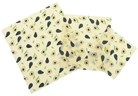 Beaupretty 3pcs Beeswax Food Wrapping Cloths Reusable Beeswax Fresh Keeping Wraps for Food Preservation for Home Camping and Baking Needs