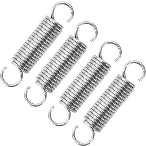 GUNGY Zugfedern mit Haken Edelstahl Zugfeder Spannfeder 50mm Außendurchmesser 12mm Drahtdurchmesser 1,6 mm Maximale Zugkraft 6,41kg 1,6x12x50mm 4 Stück