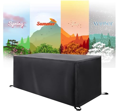 Garden Furniture Covers Waterproof, 100x60x100cm(LxWxH) Garden Bench Covers Waterproof Outdoor Furniture Covers, Patio Sofa Covers for Outdoor Furniture, Garden Furniture Patio Cube Table Cover