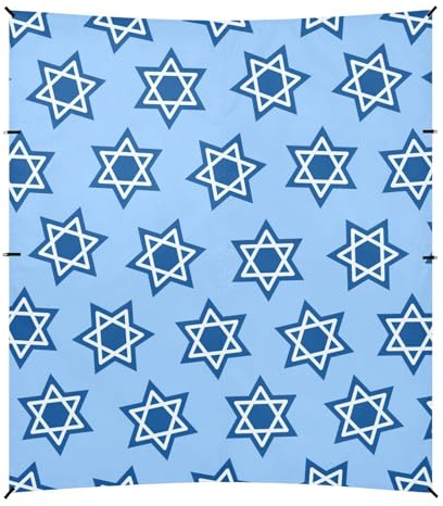 Star Holiday - Parasol plegable para playa, color azul, UPF50, ligero, con postes resistentes, sacos de arena y pala para viajes familiares, picnics y camping
