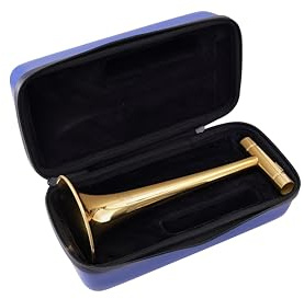 Kazoo Master USA professional metal Kazoo with case gold color
