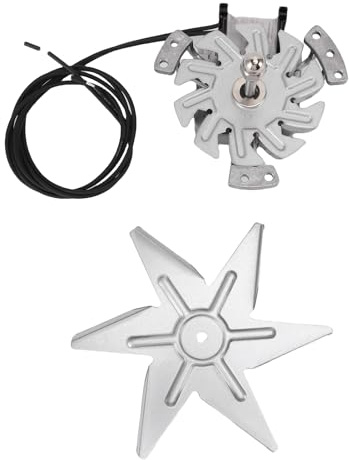 Fockety Motor del Horno y Cuchilla del Ventilador, Secado de Aluminio Secado Horno del Ventilador del Ventilador del Ventilador de la Cuchilla del Ventilador del Motor con 6 Cuchillas