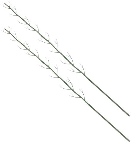 Angoily Lot de 2 Tuteurs en Polypropylène 100 CM pour Plantes Grimpantes Support Décoratif de Branches D’Arbre Treillis pour Plantes en Pot Adapté Intérieur et Jardin