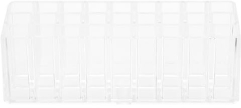 BIUDECO Caja de Almacenamiento para Lápiz Labial Diseño Práctico 27 Rejillas Soporte Delicado y Material Ps para Guardar Cosméticos y Brillo de Labios