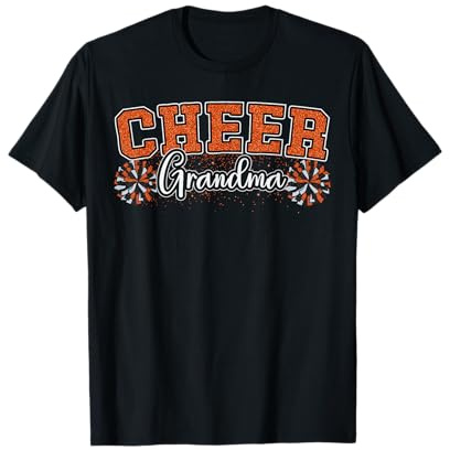 Cheer Grandma Meine Lieblings-Cheerleaderin nennt Mich G-ma Orange T-Shirt