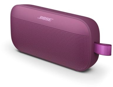 Bose SoundLink Flex bärbar Bluetooth-högtalare (andra generationens), bärbar Outdoor Speaker med Hi-Fi-ljud, upp till 12 h batteritid, vattentät och dammbeständig, Rosenträ/mauve - Begränsad utgåva