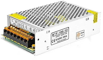 BTF-LIGHTING DC12V 8.5A 102W Aluminum Power Supply For WS2811 5630 5050 LED Strip Modules Light