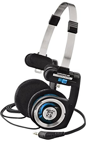 Koss PORTAPRO - Cuffie portatile, colore: Nero Argento stereo