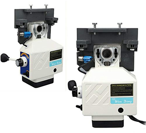 Horizontal Milling Machine Power Feed Max Torque 450in.lb 200RPM 95W X-Axis Power Feed Milling Machine Adjustable Speed X-Axis Power Drive Feed with Power Supply Switch and Reset Switch