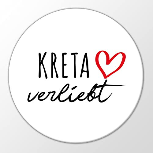 Huuraa Magnet Kreta verliebt Geschenk 59mm Kühlschrankmagnet Flaschenöffner Kreta Geschenkidee