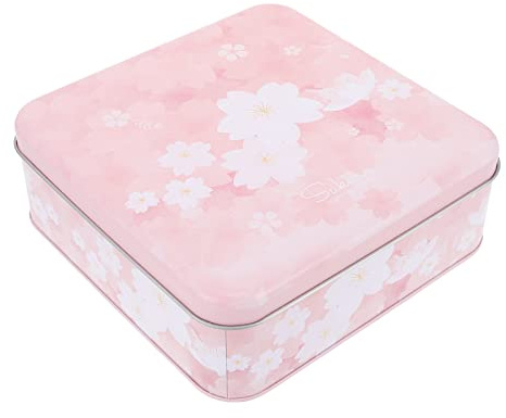 STOBOK Vintage Decor Vintage Decor Empty Cookie Tins Metal Candy Tins Storage Decorative Container Boxes for Cookie Biscuit Party Favors Wedding Wedding