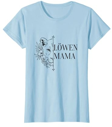 Löwenmama Beste Mama Mutter Motiv Muttertag & Weihnachten T-Shirt