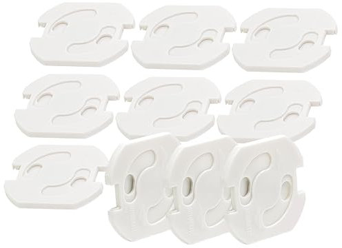 copri prese corrente bambini 10 pezzi copriprese per bambini copripresa bambini casa copri presa elettrica bambini prese di sicurezza per bambini, con meccanismo a rotazione
