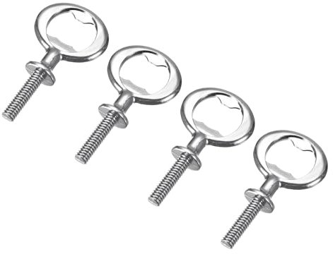 QUARKZMAN Apribottiglie, 4pz 80mm - Apribottiglie, a Vite in Lega di Zinco Kit di Inserti Piatto Filettato per Matrimonio Feste del Vino Fai Da Te Artigianato (Argento)