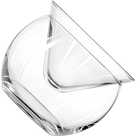 Cabilock 1juego Tazón De Vidrio Enfriador Caviar Transparente Con Base De Hielo Para Ensaladas Aperitivos Y Postres Vajilla De Cocina Práctica Y Decorativa