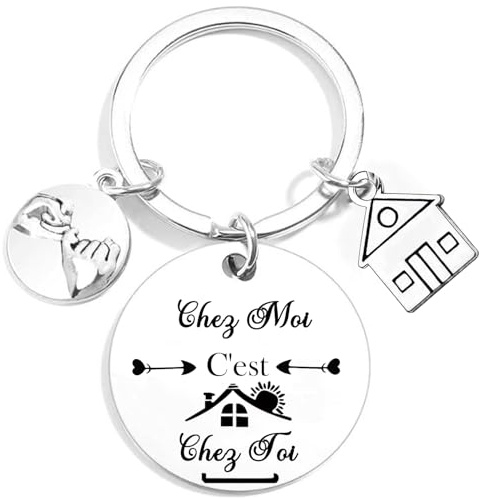 Porte-clés Maison Idee Cadeau Couple Porte-clé Cadeau Cremaillere Maison Porte-clés Maison Cadeaux Crémaillère Cadeaux Porte-clé Couple Original
