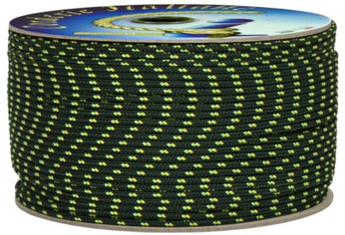 Corderie Italiane 006108412 Cordino Colorato Hobby Fantasy, verde scuro, 3 mm, 20 mt