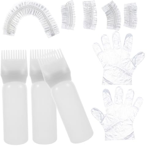 SHERCHPRY 1 Ensemble Kit de Coloration Capillaire Complet Ensemble de avec Bouteille Applicatrice et Peigne Racine pour Salon à Domicile