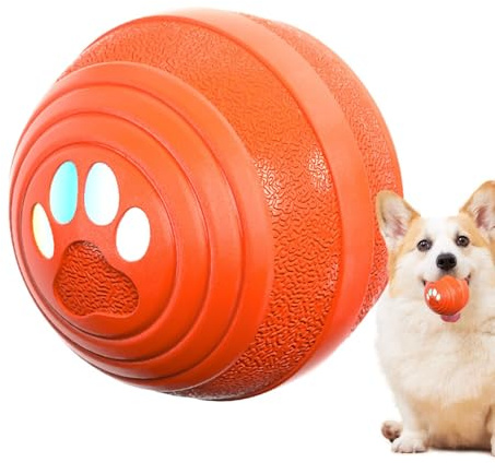 Palla Intelligente per Cani - Giocattolo Interattivo 4 Modalità - Gioco per Cani che Rimbalza e Rotola - per cani di piccola, media e grande taglia, cuccioli, per gioco indoor/outdoor, esercizio e dal